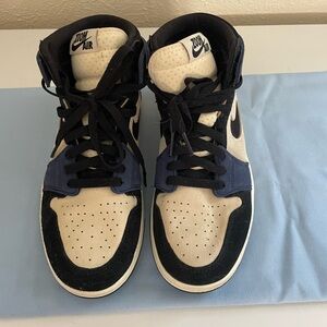 Nike Zoom Air Black and Cream High-Tops